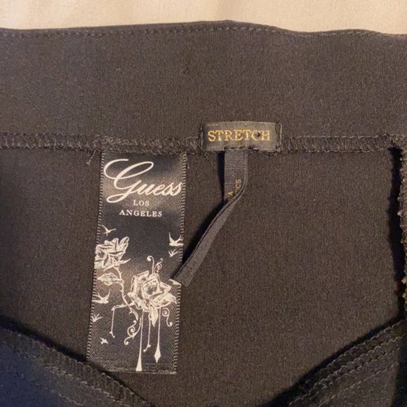 Guess Black 3/4 Sheer Sleeve Dress - Size 6 - Picture 13 of 14